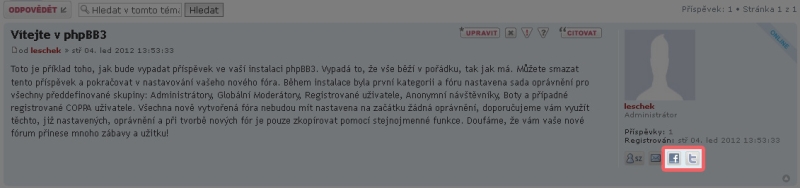 Soc Net Butt - profil ve zprave