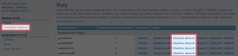 Full Style Refresh