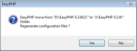 EasyPHP - změna adresáře